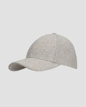 Czapka Z Daszkiem Amundsen Wool Cap Szara Amundsen Sports