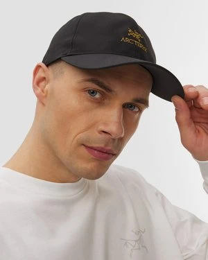 Czapka Z Daszkiem Arcteryx Bird Word Cap Czarna