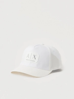 Czapka z daszkiem Armani Exchange mleczny