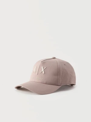 Czapka z daszkiem Armani Exchange piaskowy
