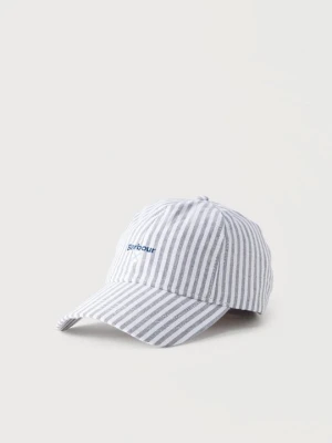 Czapka z daszkiem Barbour jasnoniebieski