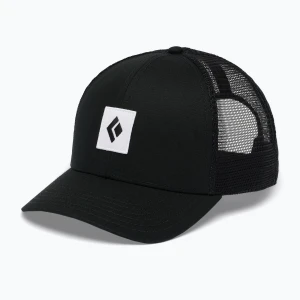 Czapka z daszkiem Black Diamond Trucker black/black/white icon patch