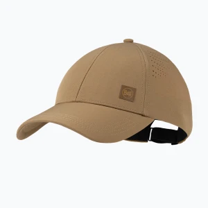 Czapka z daszkiem BUFF Summit solid camel Brązowy