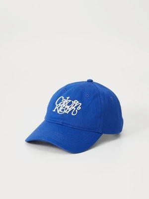 Czapka z daszkiem Calvin Klein niebieski
