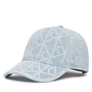 Czapka z daszkiem Calvin Klein Aop Jacquard Denim Bb Cap LV04F5069G Niebieski