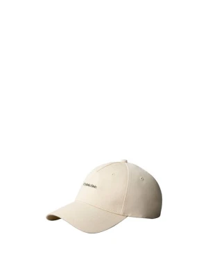 Czapka z daszkiem Calvin Klein beżowy