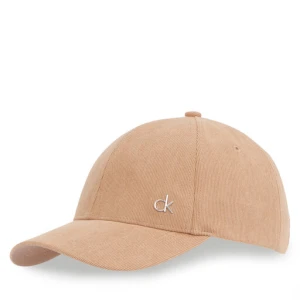 Czapka z daszkiem Calvin Klein Corduroy Cotton Cap K60K612894 Brązowy