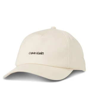 Czapka z daszkiem Calvin Klein Elevated Softs K60K611905 Écru