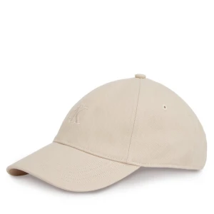 Czapka z daszkiem Calvin Klein Embroidered Monogram Cap LV04K5024G Beżowy