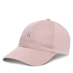 Czapka z daszkiem Calvin Klein Embroidered Monogram Cap LV04K5024G Biały