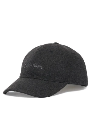 Czapka z daszkiem Calvin Klein Embroidered Titlecase Logo Felt LV04D5131G Czarny