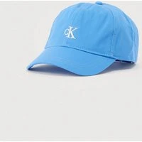 Czapka z daszkiem Calvin Klein Jeans jasnoniebieski