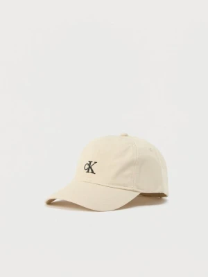 Czapka z daszkiem Calvin Klein Jeans mleczny