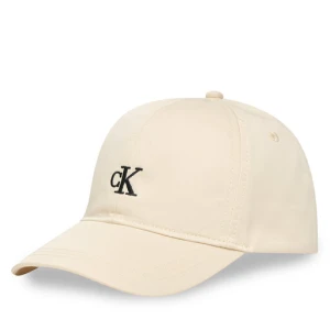 Czapka z daszkiem Calvin Klein Jeans Monogram IU0IU00150 Écru