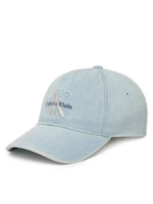 Czapka z daszkiem Calvin Klein Jeans Monologo LV04G5007G Niebieski