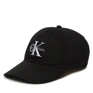 Czapka z daszkiem Calvin Klein Jeans Monologo LV04K5026G Czarny