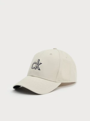 Czapka z daszkiem Calvin Klein kamień