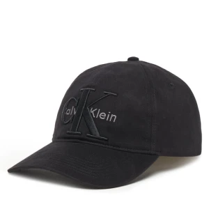 Czapka z daszkiem Calvin Klein Large Monologo LV04D5039G Czarny