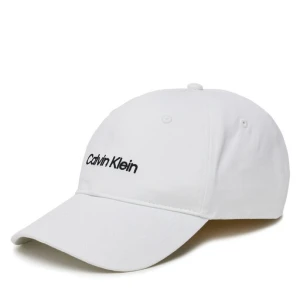 Czapka z daszkiem Calvin Klein Logo Embroidery LV04D5003G Biały