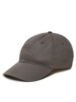 Czapka z daszkiem Calvin Klein Logo Embroidery LV04D5003G Szary