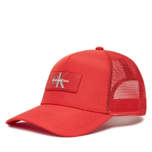Czapka z daszkiem Calvin Klein Logo LV04D5025G Czerwony