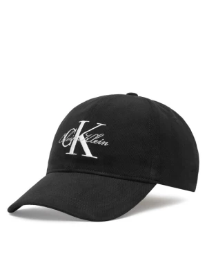 Czapka z daszkiem Calvin Klein Lurex Graphic Script Monologo Ca LV04F5115G Czarny