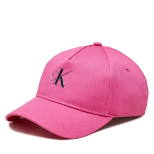 Czapka z daszkiem Calvin Klein Minimal Monogram Cap K60K611541 Pink Amour to5