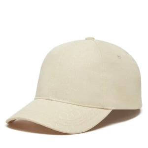 Czapka z daszkiem Calvin Klein Monogram Jacquard Cap K60K612871 Écru