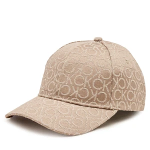 Czapka z daszkiem Calvin Klein Monogram Jacquard K60K612032 Beżowy