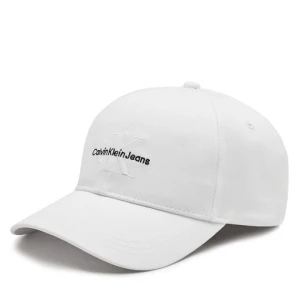 Czapka z daszkiem Calvin Klein Monologo Embro K50K512180 Biały
