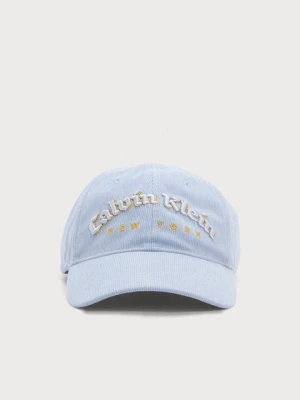 Czapka z daszkiem Calvin Klein niebieski