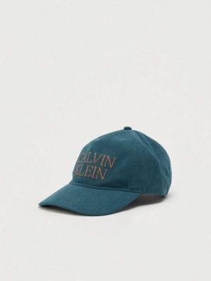 Czapka z daszkiem Calvin Klein petrol