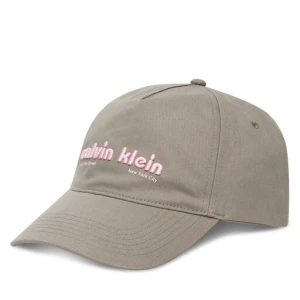 Czapka z daszkiem Calvin Klein Small Monogram LV04G5061G Szary