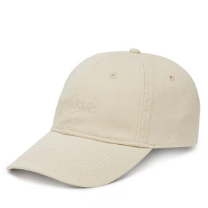 Czapka z daszkiem Calvin Klein Small Monogram LV04K5065G Écru