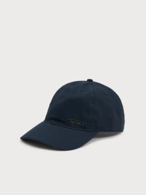 Czapka z daszkiem Calvin Klein szafirowy