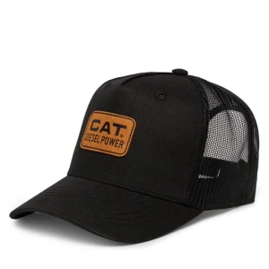 Czapka z daszkiem CAT Footwear Diesel Power Leather Patch 1090049-10158 Czarny