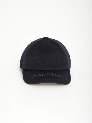 Czapka z daszkiem damska kaszmirowa Lancia MAX MARA ACCESSORI