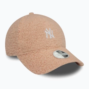 Czapka z daszkiem damska New Era Borg 9FORTY New York Yankees pastel pink