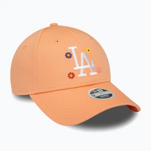 Czapka z daszkiem damska New Era Flower 9Forty Los Angeles Dodgers pastel pink