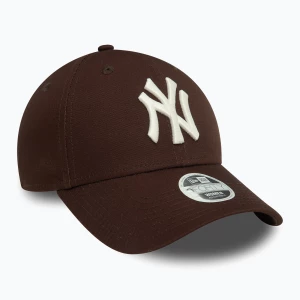 Czapka z daszkiem damska New Era League Essential 9FORTY New York Yankees dark brown