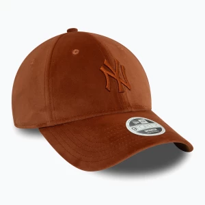 Czapka z daszkiem damska New Era Velour Midi 9FORTY New York Yankees brown