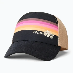 Czapka z daszkiem damska Rip Curl Mixed Revival Trucker washed black