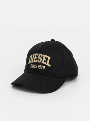 Czapka z daszkiem Diesel czarny