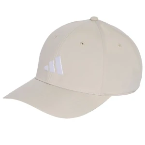 Czapka z daszkiem dla każdego adidas New Logo Embroidered Baseball JW6038 - beżowa