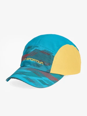 Czapka z daszkiem do biegania La Sportiva Skyline Cap - tropic blue/bamboo