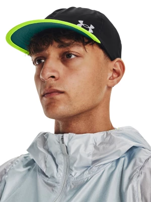 Czapka z daszkiem do biegania męska Under Armour Iso-chill Launch Snapback - czarna