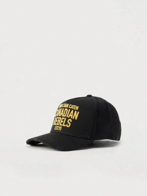 Czapka z daszkiem Dsquared2 czarny