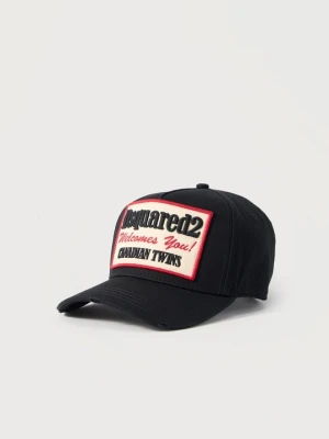 Czapka z daszkiem Dsquared2 czarny