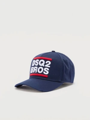 Czapka z daszkiem Dsquared2 granatowy