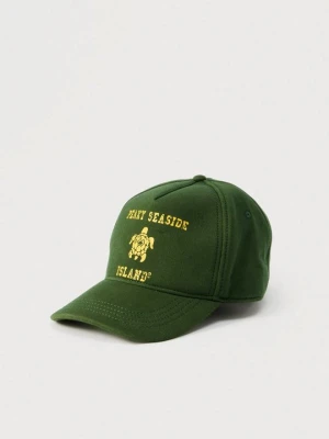 Czapka z daszkiem Dsquared2 khaki